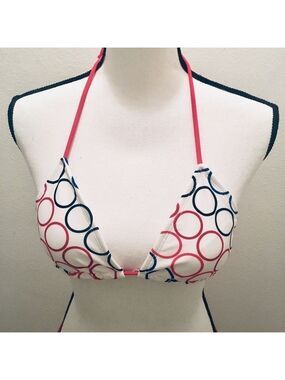 OP Red White and Blue Bikini Top New without Tags